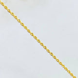 Cadena Lazo 2.1 g / 23 3/4 in / 1.6 mm Oro Amarillo 18K