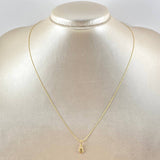 Set Cadena y Dije Hilo Petit + Ancla 1.25gr / 17 3/4 in / Oro Amarillo 18K *