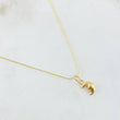 Set Cadena y Dije Hilo Petit  + Luna 1.2gr / 17 3/4 in / Oro Amarillo 18K ©