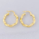 Candongas Asby 1.95g / 3/4 in Oro Amarillo 18K