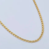 Flat Mariner Chain 2gr / 17.7in / +3 18K Gold &