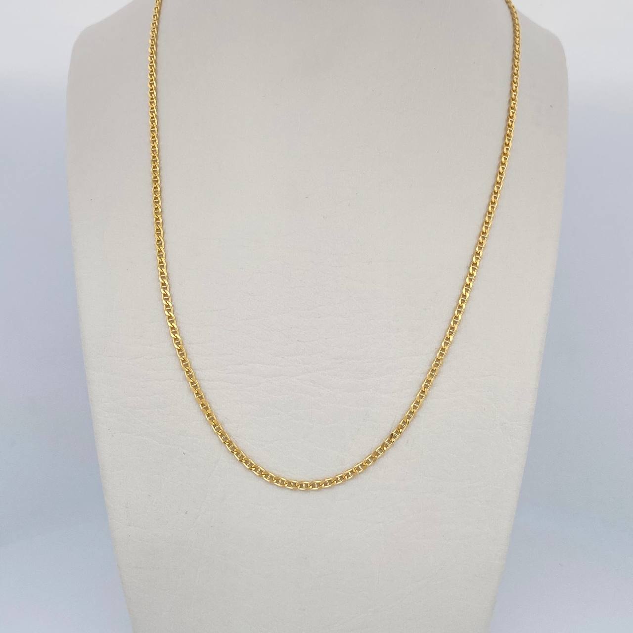 Flat Mariner Chain 2.55gr / 60cm / +3 18K Gold &