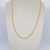 Flat Mariner Chain 2.55gr / 60cm / +3 18K Gold &