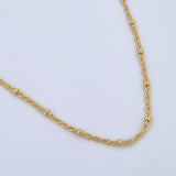 Rope Chain Donuts 1.5gr / 19.8in / +3 18K Gold &