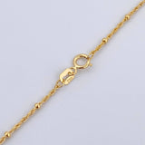 Rope Chain Donuts 1.45gr / 19.7in / +3 18K Gold &