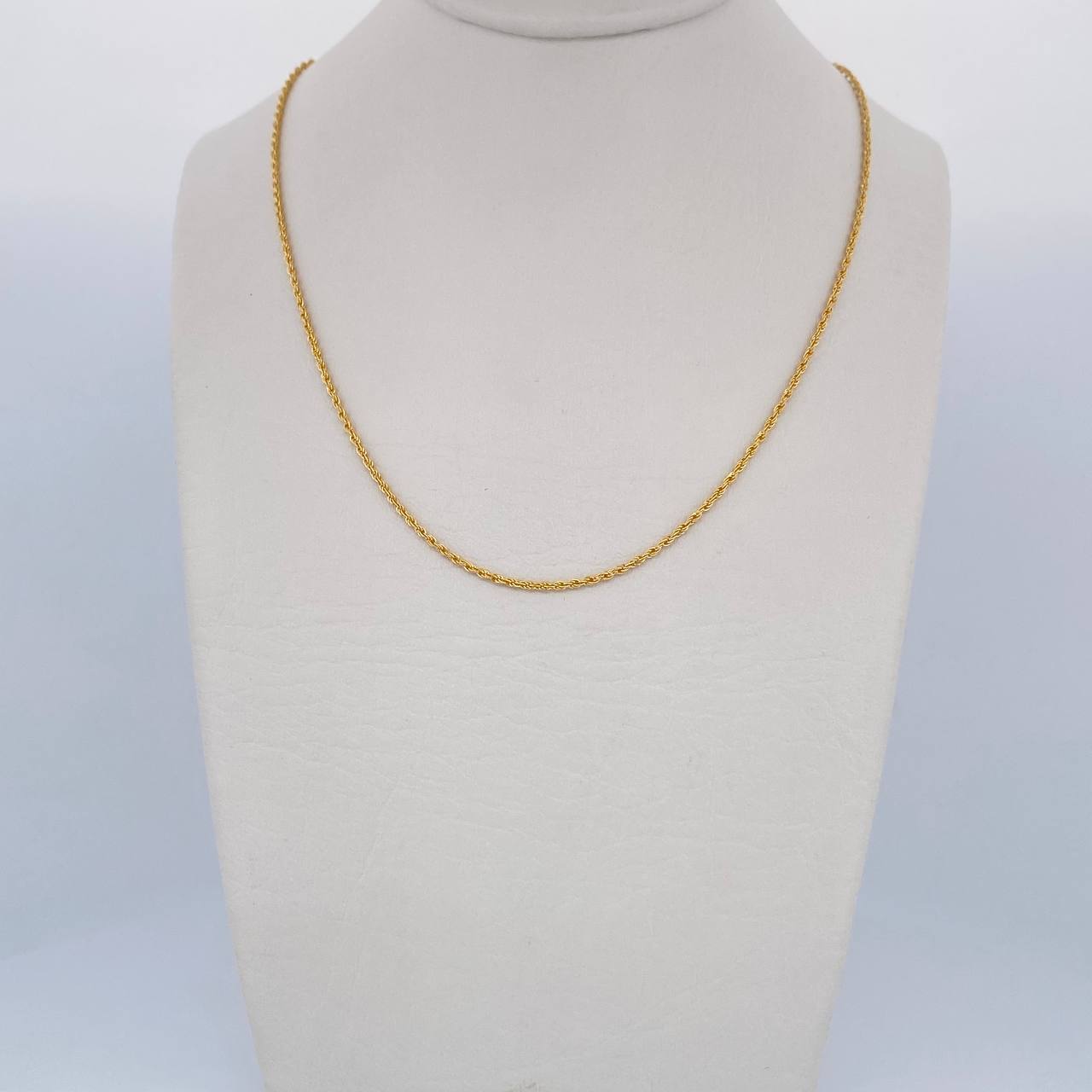 Rope Chain 0.8gr / 45cm / +3 18K Gold &