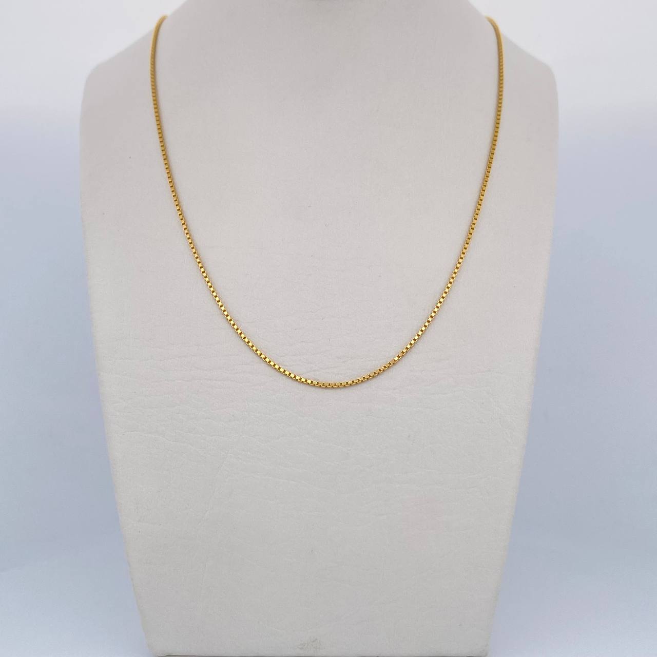 Cadena Veneciana 1.5gr / 40cm / +3 Oro 18K &