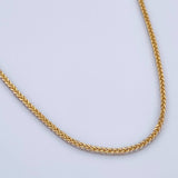 Franco Chain 2.05gr / 17.7in / +3 18K Gold &