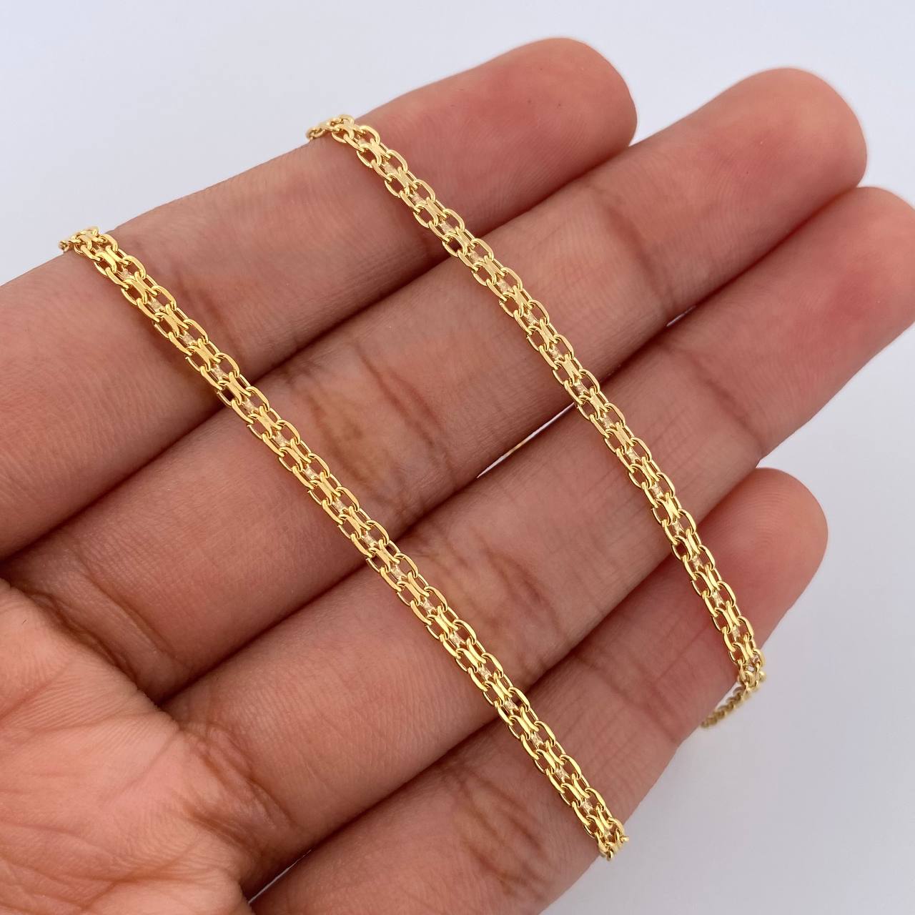 Bismark Chain 2.8gr / 17.7in / +1 18K Gold &