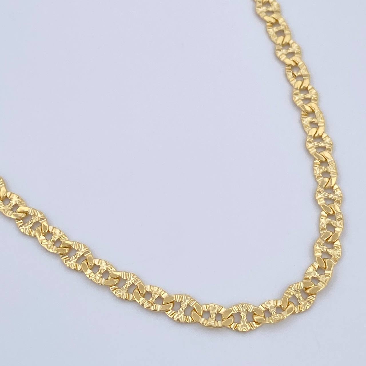 Ladder Chain 5.1gr / 17.9in / +3 18K Gold &