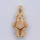 Pendant Articulated Bear 8.85gr / 3.45cm / 18K Gold &