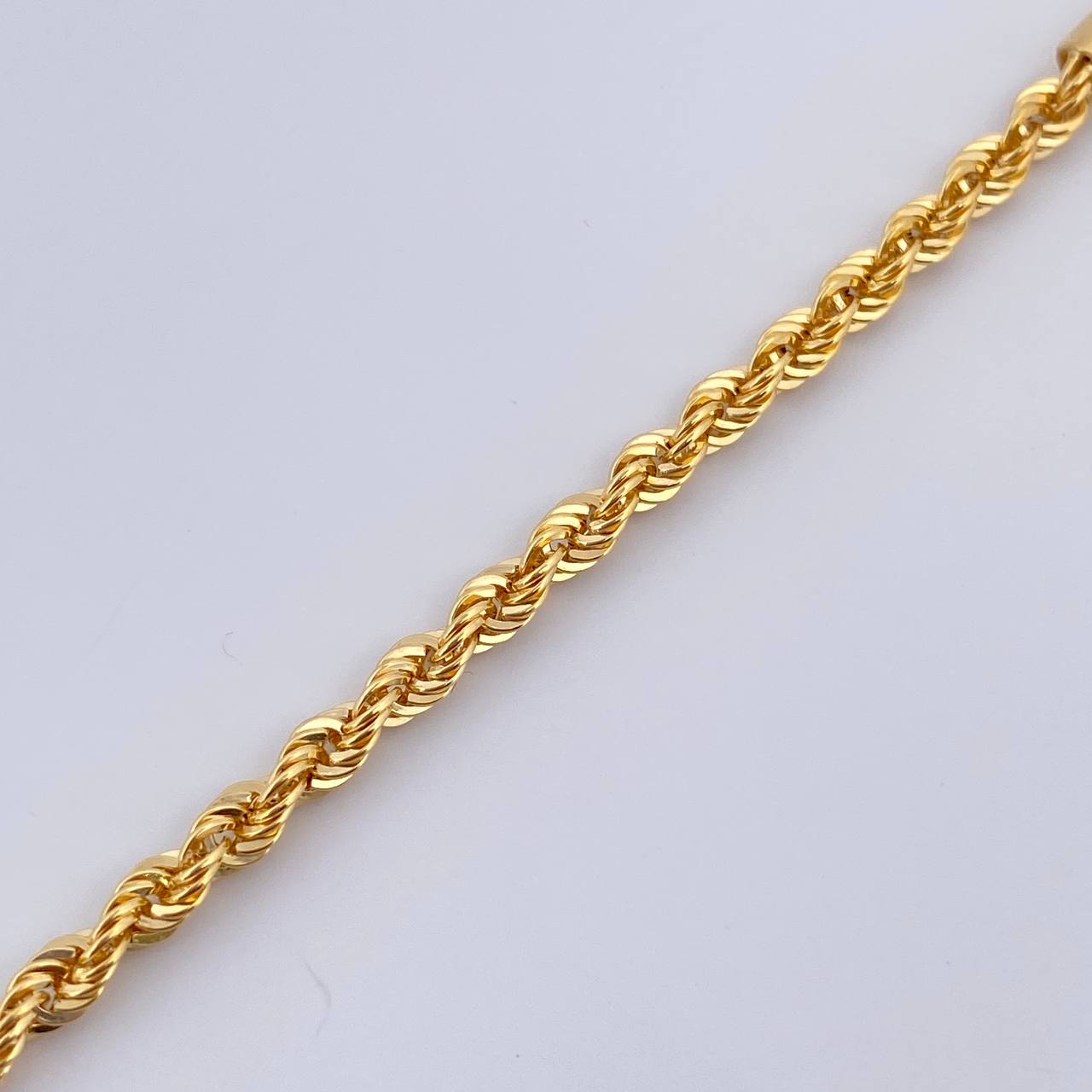 Rope Bracelet 2gr / 7.6in / +3 18K Gold &