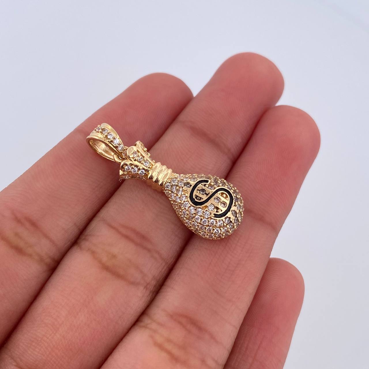 Pendant Money Bag 3.05gr / 3cm / 18K Gold $