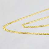 Flat Mariner Chain 3.15g / 24 in / 1.8mm Yellow Gold 18K