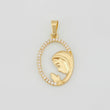 Dije Virgen Maria 1.3g / 1 in Oro Amarillo 18K