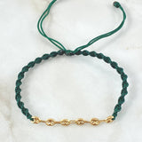 Green Bracelet Charm GC 0.7gr / 18K Gold