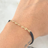 Black Bracelet Charm GC 0.5gr / 18K Gold
