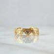 Anillo Corazones 3.15gr / T8 Oro Amarillo*