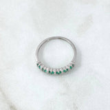 Ring Rail 2.05gr T7 Emerald 33pts White Gold (Jewel)*