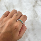 Ring Rail 2.05gr T7 Emerald 33pts White Gold (Jewel)*