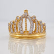 Anillo Corona 4.15g / T7 1/2 Oro Amarillo 18K