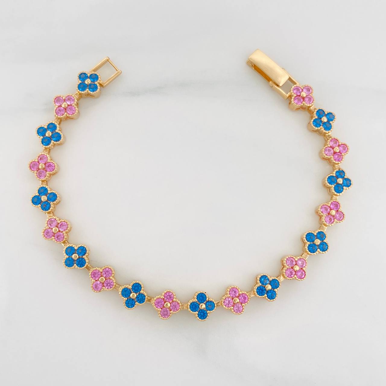 Pulso Flores 9.95g / 5 1/2 in / 6mm Oro Amarillo 18K