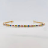 Pulso Tennis 7g / 6 1/4 in / 1.8mm Oro Amarillo 18K