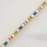 Pulso Tennis 7g / 6 1/4 in / 1.8mm Oro Amarillo 18K