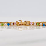 Pulso Tennis 7g / 6 1/4 in / 1.8mm Oro Amarillo 18K
