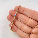 Pulso Tennis 7g / 6 1/4 in / 1.8mm Oro Amarillo 18K