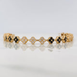 Pulso Flores 10.2g / 5 1/2 in / 6mm Oro Amarillo 18K