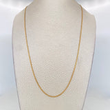 Bismark Chain 3.1g / 24 in / 1.3mm Yellow Gold 18K