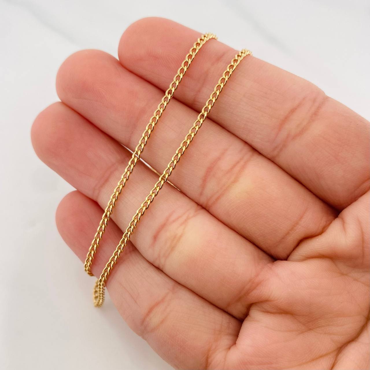 Cuban Links 2.5g / 20 in / 1.7mm Yellow Gold 18K