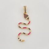 Snake Pendant 2.15g / 1 1/2 in Yellow Gold 18K