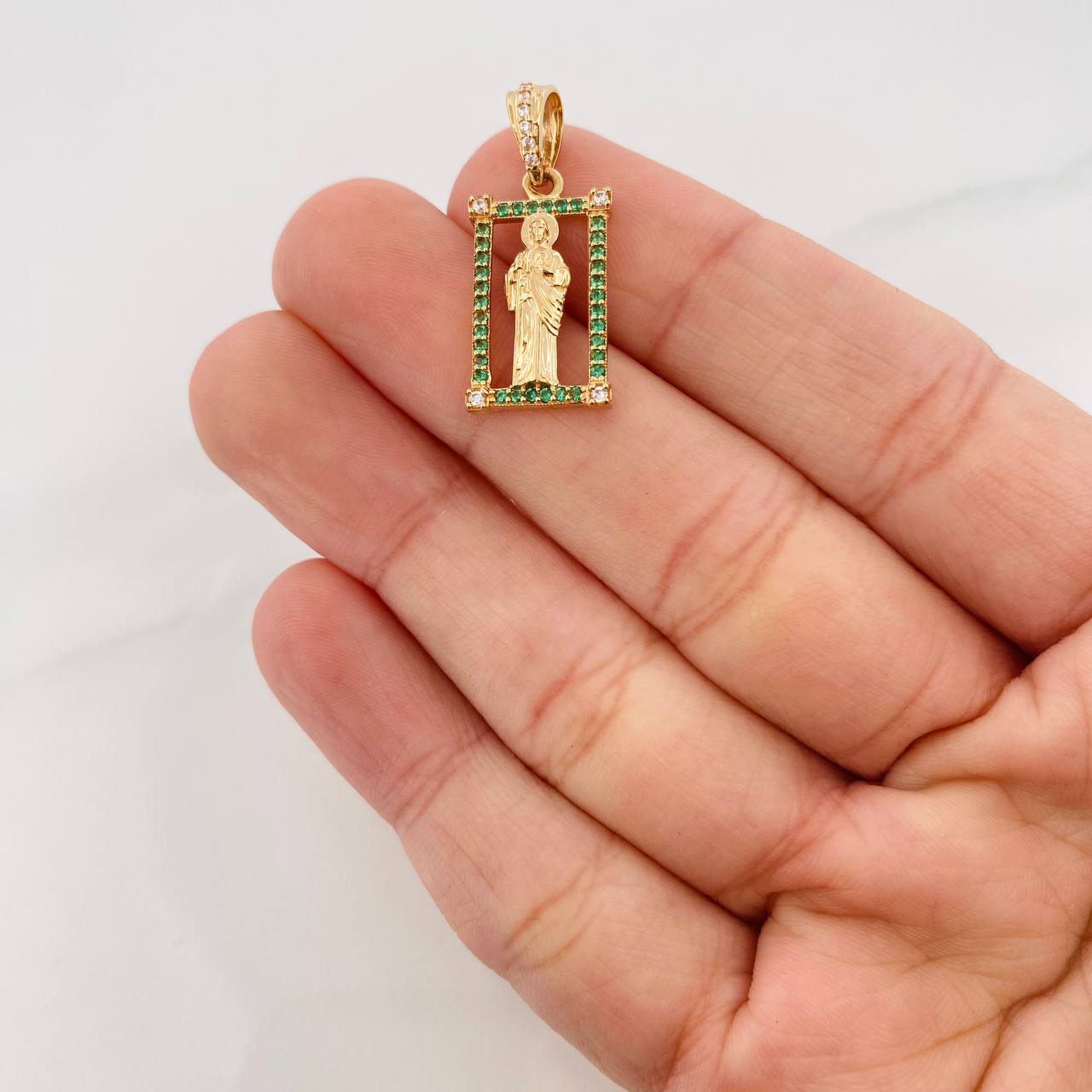 Dije San Judas Tadeo 2.15g / 1 in Oro Amarillo 18K
