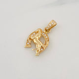 Horse Shoe Pendant 1.75g / 3/4 in Yellow Gold 18K