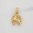 Horse Shoe Pendant 1.75g / 3/4 in Yellow Gold 18K