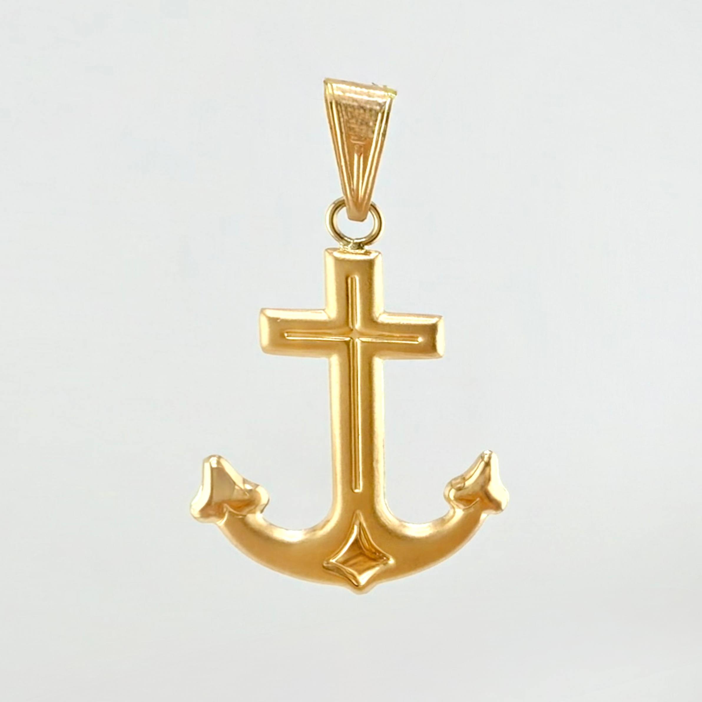 Dije Ancla 2.8gr / 1 1/2 in / Oro Amarillo 18K