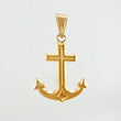 Dije Ancla 2.8gr / 1 1/2 in / Oro Amarillo 18K