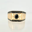 Starred Signet Ring 5gr / T10 / 18K Yellow Gold