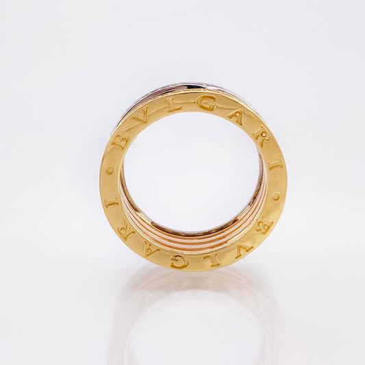 Rustic BV Ring 14.7gr / T10 / 18K Three Golds