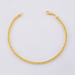 Pulso Ice 7.1g / 7 3/4 in / 3.1mm Dos Oros Amarillo Blanco 18K