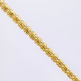 Pulso Ice 7.1g / 7 3/4 in / 3.1mm Dos Oros Amarillo Blanco 18K