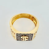Anillo Marco Dólar Trival 6.75gr / T11 / Oro Amarillo 18K *
