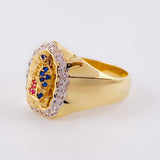 Anillo Virgen Guadalupe 5.3gr / T8 / Oro Amarillo 18K *