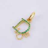 Dije Dios 1.05gr / 3/4 in / Oro Amarillo 18K *