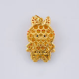 Dije Conejo Sonriente 3.8 g / 1 in Oro Amarillo 18K