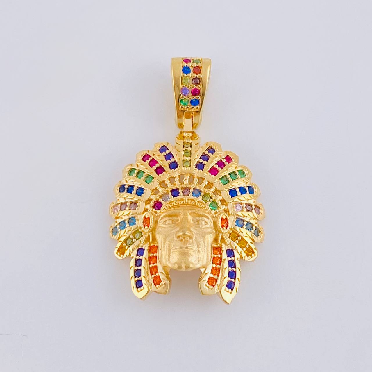 Pendant Indio 4.7 g / 1 1/4 in 18K Yellow Gold
