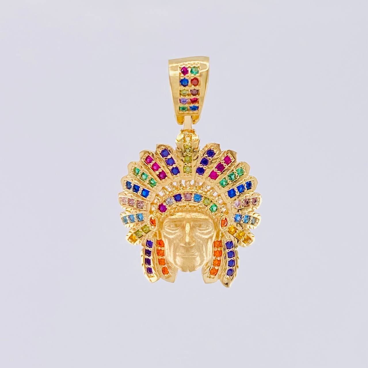 Pendant Indio 4.7 g / 1 1/4 in 18K Yellow Gold