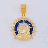 Pendant Face of Christ 7.95 g / 1 1/2 in 18K Yellow Gold